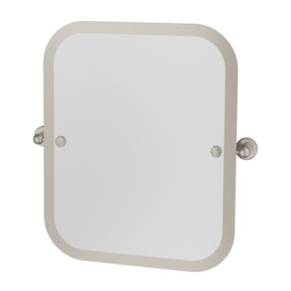 Burlington Rectangular Swivel Mirror with Curved Corners